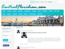 Tablet Screenshot of centralfloridian.com